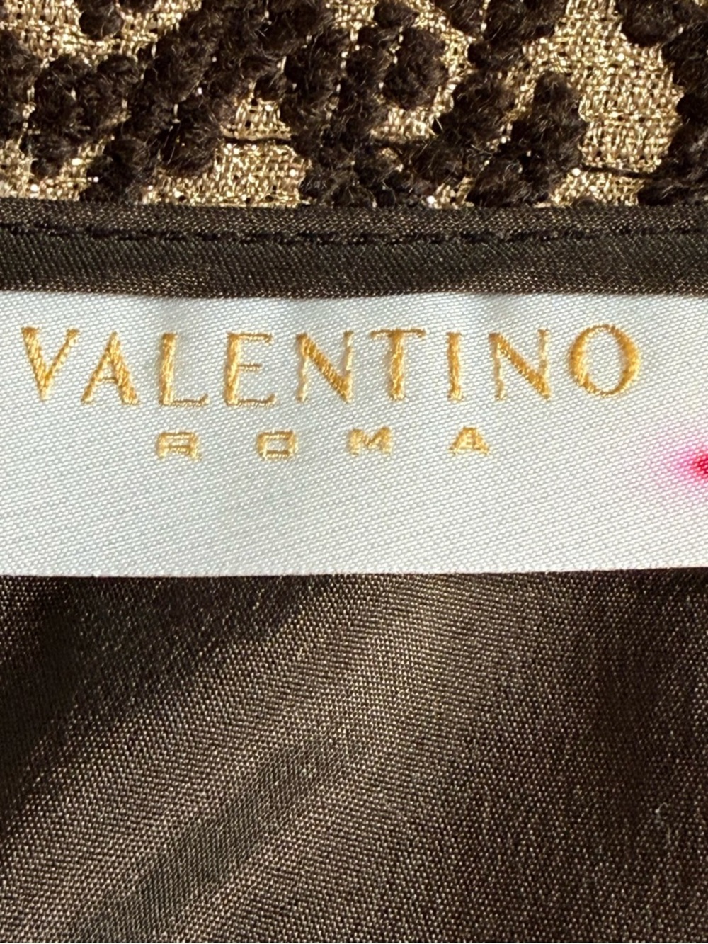 Valentino Roma Wool Silk Mohair Vintage Animal Print‎ Pencil Skirt SZ 10 Italy - Picture 10 of 14